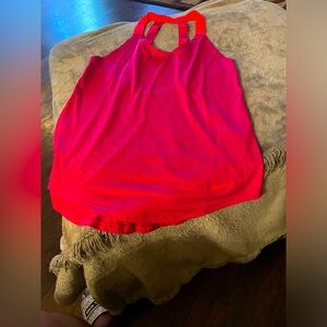 Nike Dri fit xs fuschia pink activewear top ptp 13 inches 100% polyester